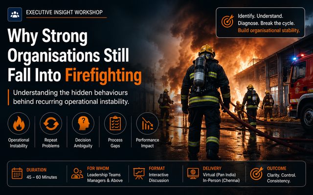 Why Strong Organisations Still Fall Into Firefighting